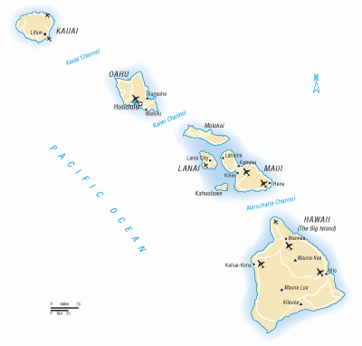 Hawaii map